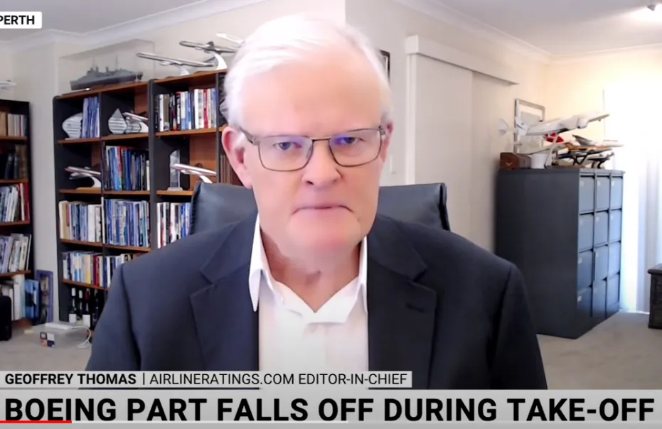 Thomas Talks To Skynews About Boeing Incidents