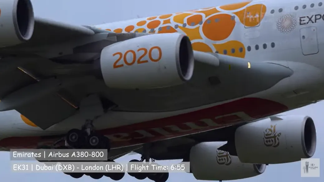Large aircraft take-off and landings from Heathrow